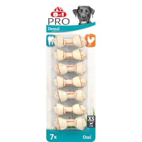 Limited-time offer: 8in1 Pro Dental Bone XS Dog Dental Chews for Toy Breeds 7 Pieces Pack 1 from 4.99 £ to 4.99 £ (save 0.00%)