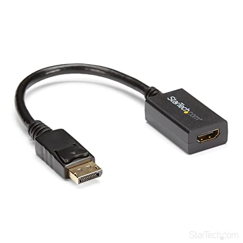 Offerta a tempo: StarTech DP2HDMI2 DisplayPort Passiver Konverter DP 1.2 Stecker auf HDMI A-Buchse, 0.12m, schwarz - 0.00% da 19.95 € a 19.95 €