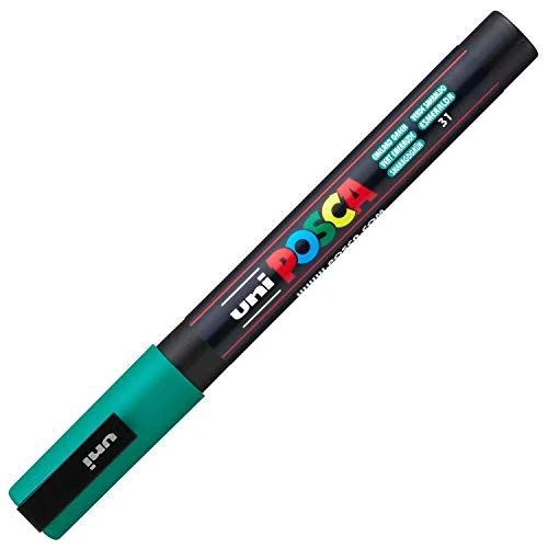 Oferta limitada: uni-ball 186562 - marcador POSCA con punta redonda fina, verde esmeralda de 6.59 € a 6.59 € (ahorro 0.00%)