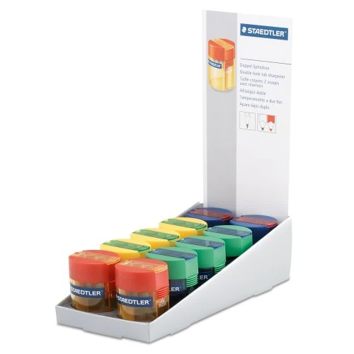 Limitiertes Angebot: STAEDTLER 512 006 Doppelspitzdose 10 Stück farbig sortiert von 27.00 EUR auf 24.48 EUR (Spare 9%)