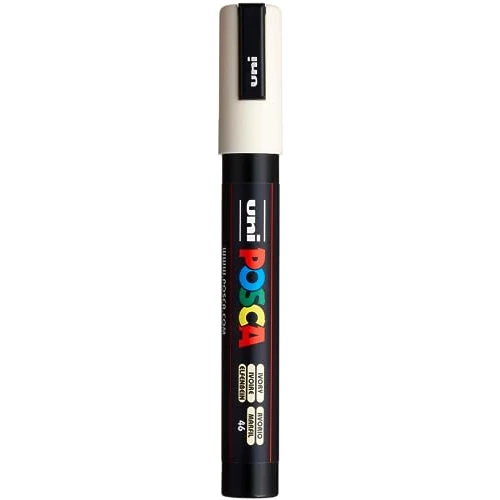 Limited-time offer: Uni-Ball Posca Medium Bullet Tip Marker - Ivory from 4.53 GBP to 4.53 GBP (save 0%)