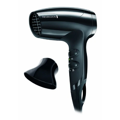 Tijdelijke aanbieding: Remington Haardroger Compact (Reisformaat, 1800 Watt, Compact, Ideaal Voor Op Reis, Reisföhn) D5000 van 17.99 € naar 17.99 € (0.00% korting)