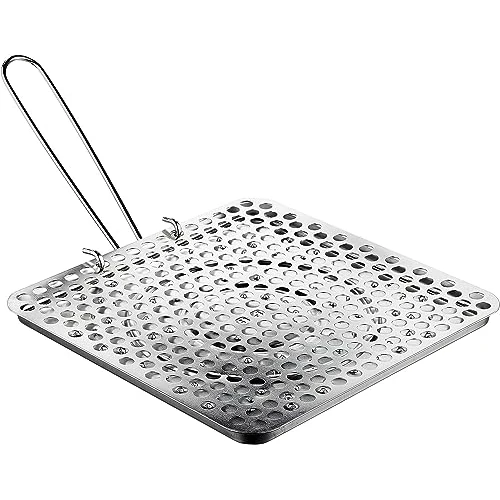 Offerta a tempo: Ibili Tin Bread Toaster Grill Cage for Camping, with Foldable Handle - 0.00% da 7.37 € a 7.37 €