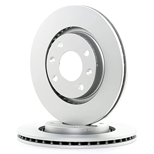 BOSCH Set Dischi Freno BD536 - Dischi Ventilati di Ghisa di 266mm - Asse Anteriore - Conformi al regolamento ECE-R90 - Meno Corrosione e Affaticamento dei Freni - 2 Dischi