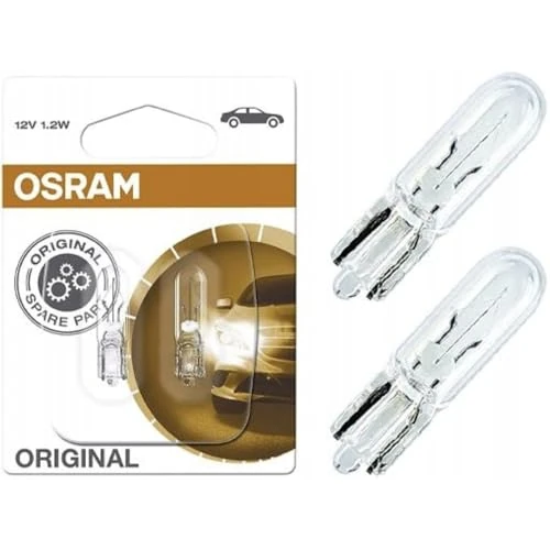 Oferta limitada: OSRAM 2721-02B Lámpara W2x4,6d 12V 1.2W, blanco de 5.34 € a 5.34 € (ahorro 0.00%)