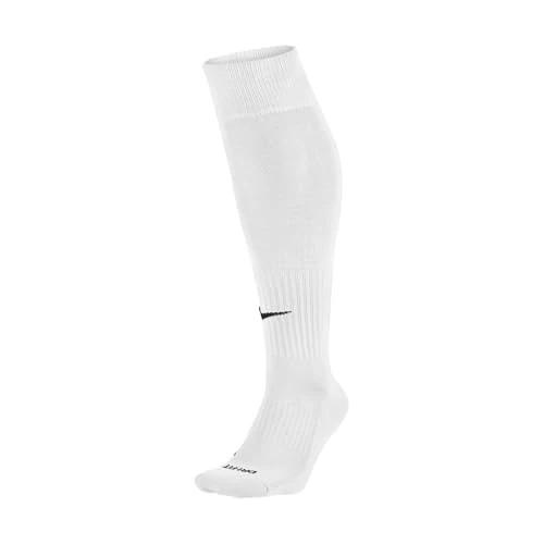 Nike Knee High Classic Football Dri Fit Calcetines, Unisex adulto, Blanco / Negro (White / Black), 34-38 EU