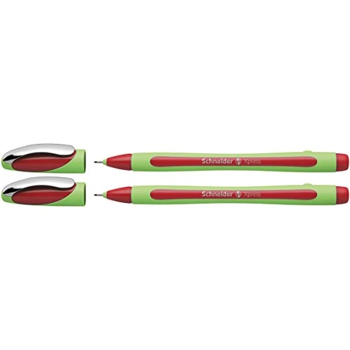 Tijdelijke aanbieding: Schneider Xpress Fineliner (inkt onuitwisbaar, lijndikte 0,8 mm, Made in Germany) set van 2, rood van 8.99 € naar 8.99 € (0.00% korting)