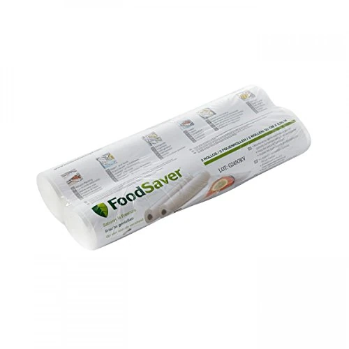 Limited offer: FoodSaver Reusable Vacuum Rolls | 28 cm x 5.5 m | Large BPA-Free Vacuum Sealer Rolls for Vacuum Sealer Machine | BPA Free | 2 x Vacuum Bag Rolls (FSR2802) from 16.99 EUR to 13.99 EUR (save 18%)