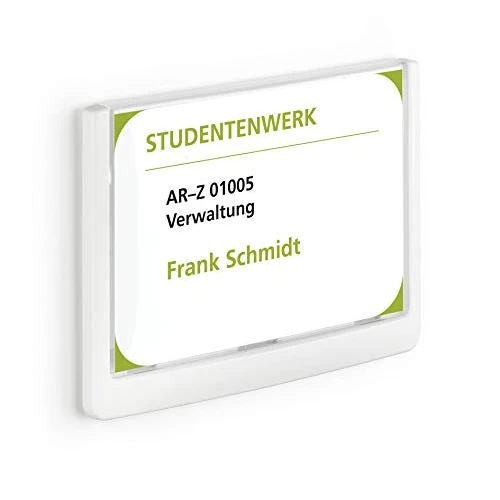 Limited-time offer: Durable Click Information Door and Wall Sign 149 x 105.5mm - White - Includes Fittings - For Offices, Hotels, Public Buildings, etc. from 4.13 £ to 4.13 £ (save 0.00%)