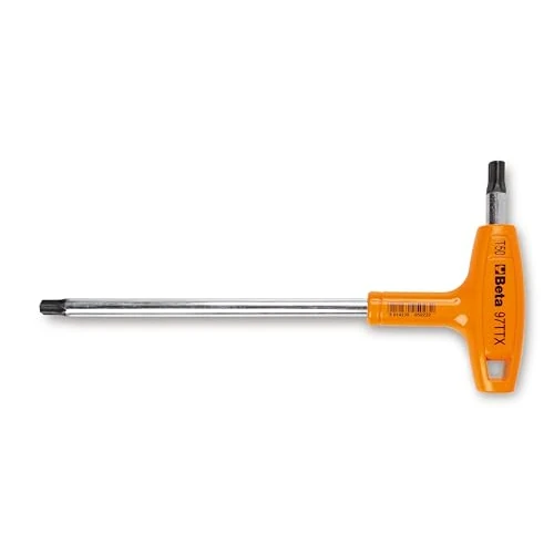 Limited offer: Beta 97TTX 25 Pin Wrench with Handle for Torx Screwdriver, Screwdriver (Curved Hex Key, High Quality Cross Handle, Space Saving Workshop Accessories) - Orange from 15.10 EUR to 11.99 EUR (save 21%)