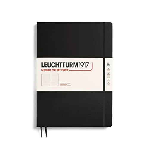Oferta limitada: LEUCHTTURM1917 321149 Libreta Master Slim (A4+) 225 x 315 mm, Tapa Dura, 123 páginas numeradas, Negro, Puntos de 30.24 € a 30.24 € (ahorro 0.00%)
