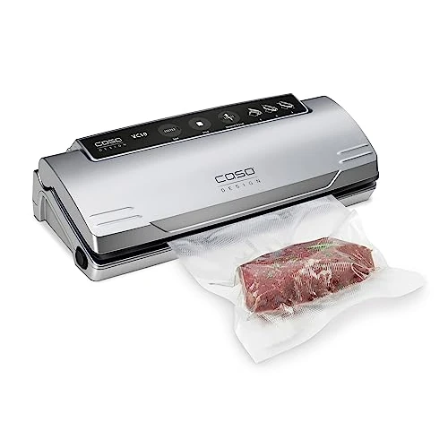 Begrenztes Angebot: CASO VC10 Vakuumierer - Vakuumiergerät,Testurteil Sehr Gut, Lebensmittel bis zu 8x länger frisch, 30cm lange & stabile Schweißnaht, inkl. 10 Vakuumbeutel von 47.23 EUR auf 47.23 EUR (Rabatt 0%)