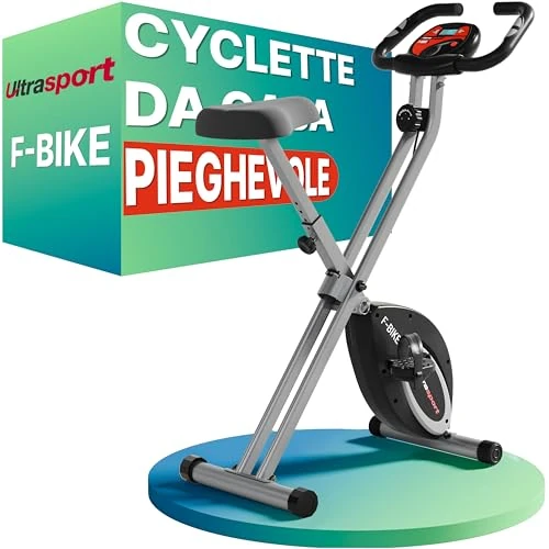 Begrenztes Angebot: Ultrasport Heimtrainer Fahrrad Klappbar I Hometrainer Fahrrad Klappbar Extra Leise bis 130 KG mit Komfort-Sattel I Ergometer Heimtrainer, Fitnessbikes, Indoor Bike, Trimmrad von 99.99 EUR auf 99.99 EUR (Rabatt 0%)