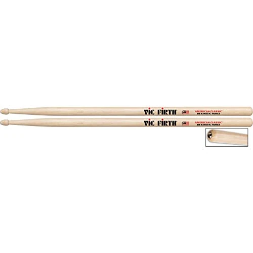 Vic Firth 5B Kinetic Force American Hickory Wood Tip Drumsticks