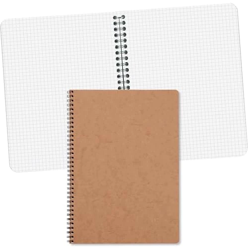 Offre limitée : Clairefontaine 781422C Collection Nomaddict (ex Age Bag) Un Cahier à Spirale Tabac - A4 21x29,7 cm - 100 Pages Petits Carreaux - Papier Blanc 90 g - Couverture Carte Lustrée Grain Cuir de 7.86 EUR à 7.86 EUR (remise 0%)