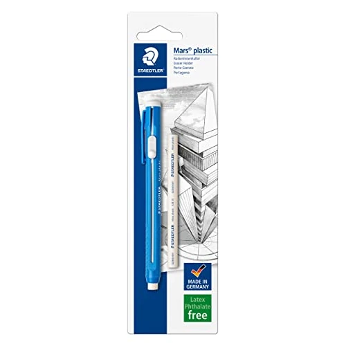 Oferta limitada: STAEDTLER 528 50BKDA. Portagomas para papel y papel vegetal. Paquete con una unidad de goma de recarga. de 6.68 € a 5.75 € (ahorro 14%)