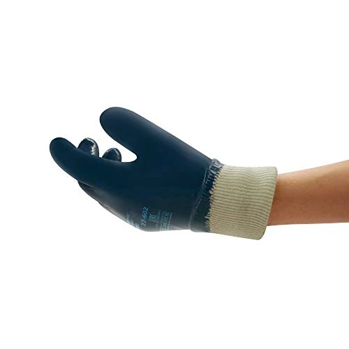 Limitiertes Angebot: Ansell ActivArmr 27-602 Schwere Arbeitshandschuhe, Schnittfest Nitril-Beschichtung, Hoher Griffsicherheit und Abriebfestigkeit für Grobe Arbeiten, Industrie-Schutzhandschuhe, Blau, Größe L (12 Paar) von 44.95 EUR auf 41.59 EUR (Spare 7%)