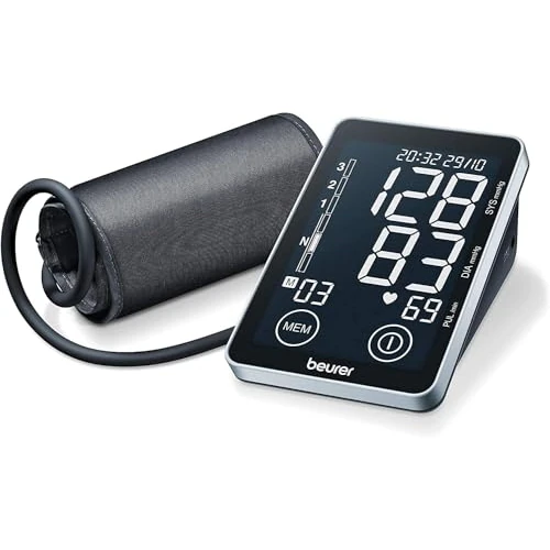 Limitiertes Angebot: Beurer BM 58 Oberarm-Blutdruckmessgerät mit USB-Schnittstelle, zwei Benutzerspeicher für je 60 Messwerte, mit Arrhythmie-Erkennung und Risikoindikator, für Oberarmumfänge von 22-30 cm | 1er Pack von 46.90 EUR auf 46.90 EUR (Spare 0%)