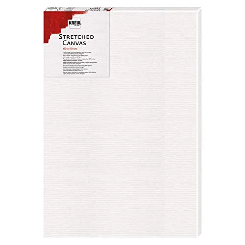 Beperkte aanbieding: KREUL 596080 - Gespannen doek, spieraam 60 x 80 cm in beginnerskwaliteit, voor acryl- en gouacheverf, katoenen doek 4 keer gegrond. van 17.49 EUR naar 17.49 EUR (besparing 0%)