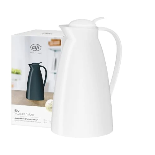 Zeitlich begrenztes Angebot: alfi ECO Isolierkanne 1,00 l, 12 h heiß, Hartglaseinsatz, coconut white von 17.95 € auf 13.99 € (22% Rabatt)