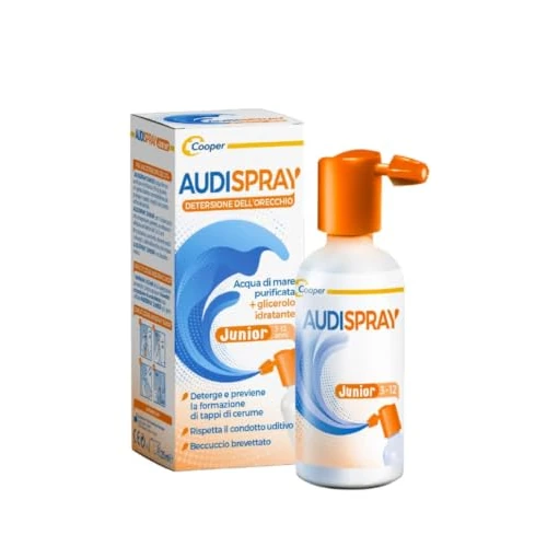 Zeitlich begrenztes Angebot: AUDISPRAY - Junior - Ohrenspray - Hygiene - Kinder - Ohrenhygiene - Verhindert die Ansammlung von Ohrenschmalz - Spray - 25 mL - Von 3 bis 12 Jahren von 11.92 € auf 10.69 € (10% Rabatt)
