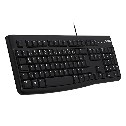 Tijdelijke aanbieding: Logitech K120 Keyboard, German Black, 920-002489 (Black) van 19.99 EUR naar 14.40 EUR (korting 28%)