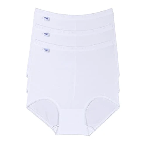 Sloggi Kobiety Basic+ Maxi 4 Pack Majtki, Biały, 48