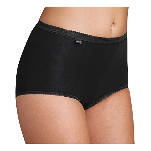 Limited-time offer: Sloggi Womens Zero Feel High Waisted Cotton Underwear or Panties Basic Maxi Briefs, 4 Pack (Black, 4XL / UK 22) from $52.95 to $52.95 (save 0.00%)