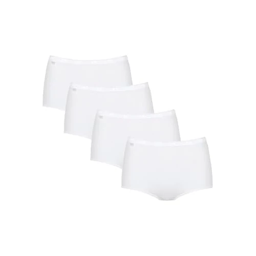 sloggi Basic+ Maxi 4P, Slip, Mujer, Blanco (White), 46