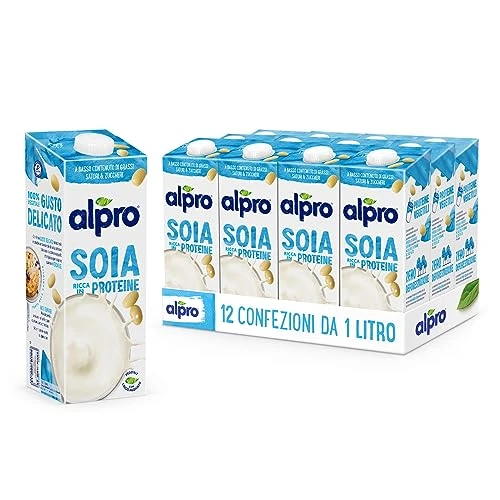 Limitiertes Angebot: Alpro Soya Drink Natural, 12er Pack (12 x 1 l Packung) von 29.89 EUR auf 29.89 EUR (Spare 0%)