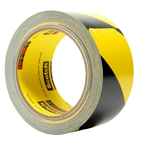 3M 5702 Gefahren-Markierungs-Klebeband, 50 mm x 33 m, Schwarz/Gelb (24-er Pack)