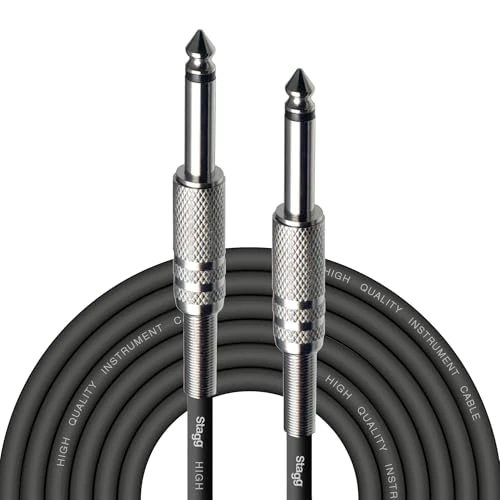 Tijdelijke aanbieding: Stagg SGC6 6m hoge kwaliteit instrument kabel telefoon-telefoon plug, Zwart van 9.16 € naar 9.16 € (0.00% korting)