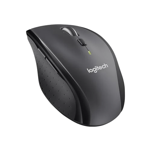 Limited offer: Logitech M705 Marathon Wireless Mouse, 2.4 GHz with USB Unifying Mini-Receiver, 1000 DPI Laser Grade Tracking, 7-Buttons, Extra Thumb Buttons, 3-Year Battery Life, PC / Mac / Laptop - Black from 44.98 EUR to 26.99 EUR (save 40%)