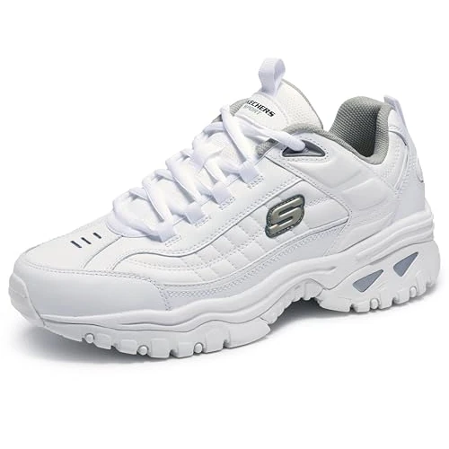 Skechers 50081 - Zapatillas para hombre, color Blanco, talla 45 EU