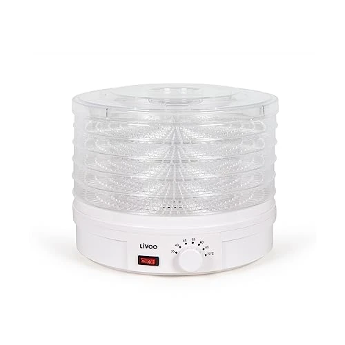 Domoclip DOM202 Dehydrator Dryer 250W Device 5 Trays White