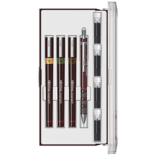 rOtring Isograph Junior Set, 3-Delig, 0,2/0,3/0,5