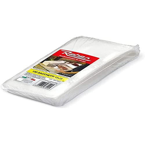 Begrenztes Angebot: Reber 100 stück vakuumbeutel 15x25 cm geprägte cm von 18.90 EUR auf 18.90 EUR (Rabatt 0%)