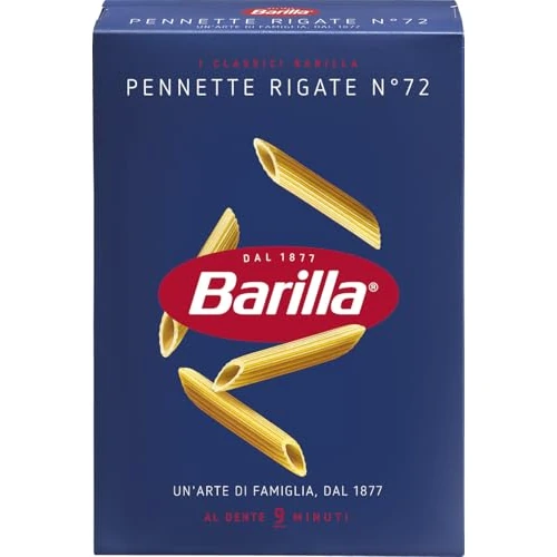 BARILLA PENNETTE N.72 STREPEN 6 X 500 GR
