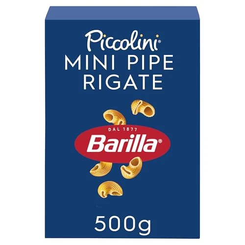 Limited-time offer: Barilla Mini pipe rigate Piccolini (500g) from 2.99 £ to 2.99 £ (save 0.00%)
