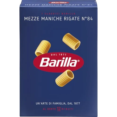 BARILLA KORTE MOUWEN GESTREEPT N.84 GR 500 X 6