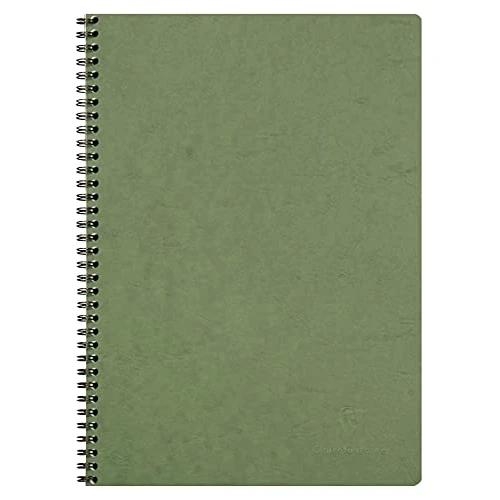 Offre limitee: Clairefontaine 781423C Collection Nomaddict (ex Age Bag) Un Cahier à Spirale Vert - A4 21x29,7 cm - 100 Pages Petits Carreaux - Papier Blanc 90 g - Couverture Carte Lustrée Grain Cuir de 7.79 EUR a 7.79 EUR (economie 0%)