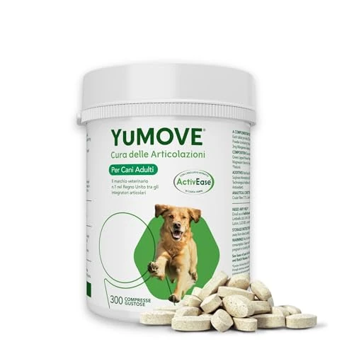 Offerta a tempo: YuMOVE Joint Care Integratore Articolazioni per Cani tra 6-8 anni, 300 Compresse, Supporta la Mobilità e Rinforza le Articolazioni di Cani Adulti, con Glucosamina, Condroitina e Acido Ialuronico - 11% da 109.98 € a 97.48 €