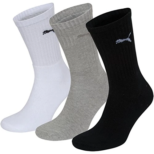 Offre limitée : Puma Chaussettes de sport Regular Crew (Lot de 3 paires) , 43-46 de 10.00 EUR à 7.60 EUR (remise 24%)