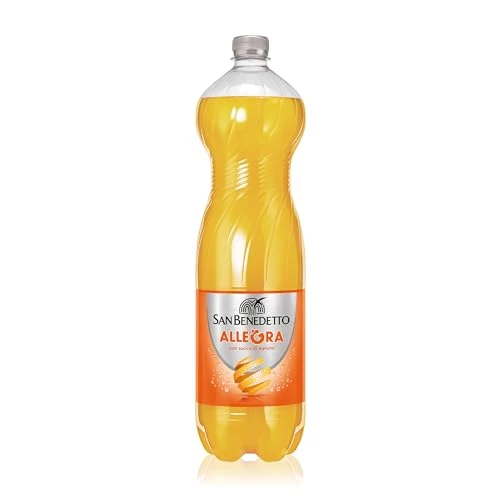Offerta a tempo: San Benedetto, Allegra, Bevanda Gassata, 1,5 ml, Dissetante e Frizzante, a Basso Contenuto di Zuccheri, con Fruttosio, Bevanda Analcolica - 43% da 1.09 € a 0.62 €