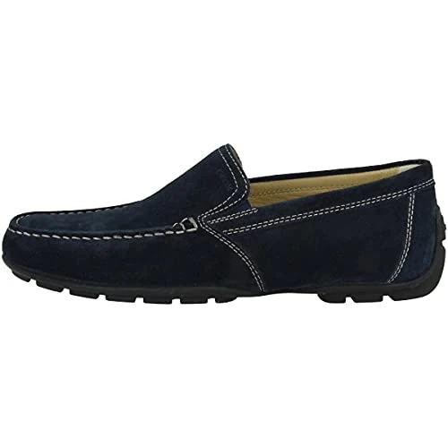 Offre limitée : Geox Homme U Moner V Mocassins, Blue, 44 EU de 109.90 € à 64.77 € (41% de remise)