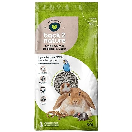 Back-2-Nature Couchage/Litière pour Petit Animal 30 L