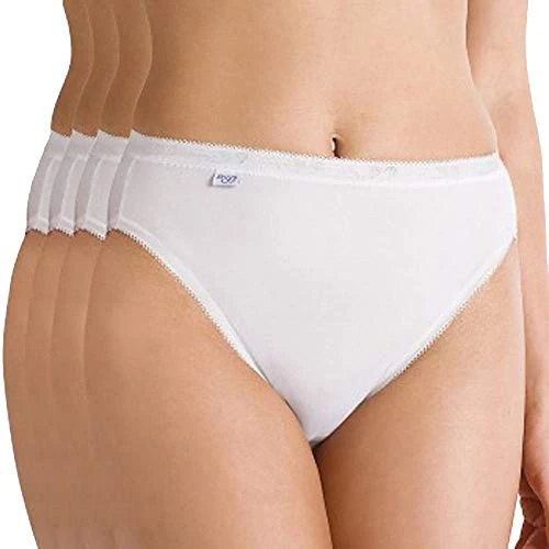 Offerta a tempo: Sloggi Basic+ Tai 4p Slip, Bianco (White 2), 6 (Pacco da 4) Donna — 44% da 35,85 € a 19,95 €