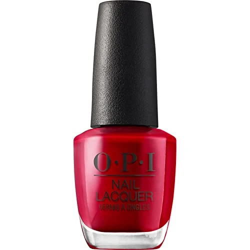 Offerta a tempo: OPI Nail Lacquer - Color So Hot It Berns - smalto per unghie rosso caldo e resistente alle sbeccature. Pennello Pro-Wide (15 ml) - 0.00% da 15.99 € a 15.99 €