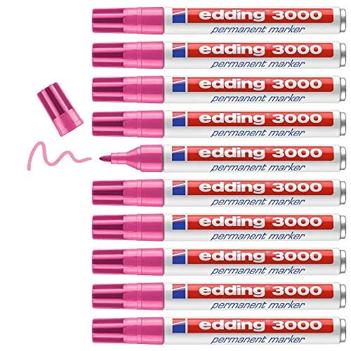 Offerta a tempo: Edding 3000 Rosa 10pezzo(i) marcatore Permanente - 7% da 28.79 € a 26.76 €