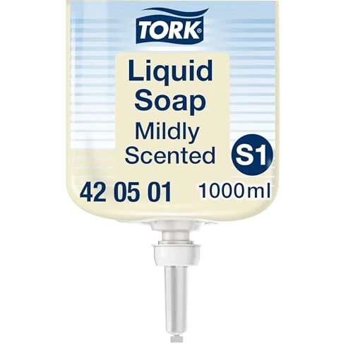 Offre limitee: Tork Savon liquide Mains - Senteur douce S1, parfum frais, 1 x 1000 ml, 420501 de 11.99 EUR a 9.99 EUR (economie 17%)